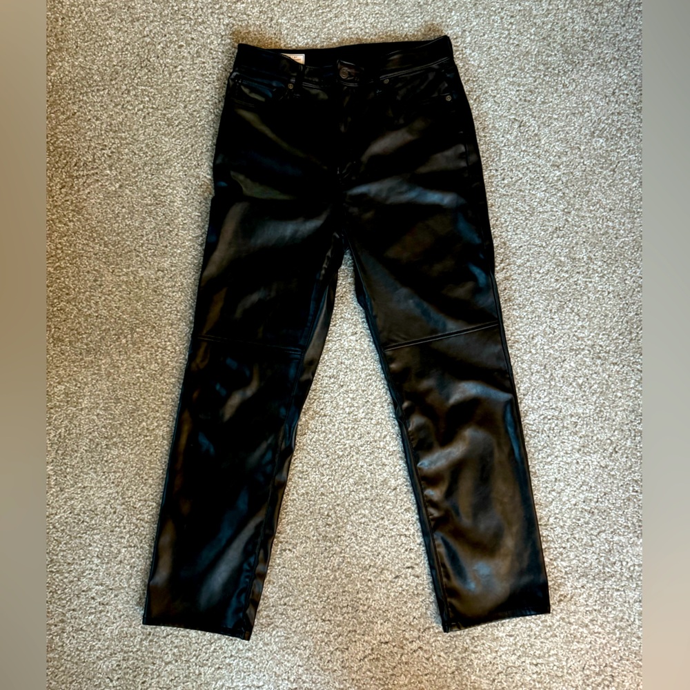 Vegan leather pants